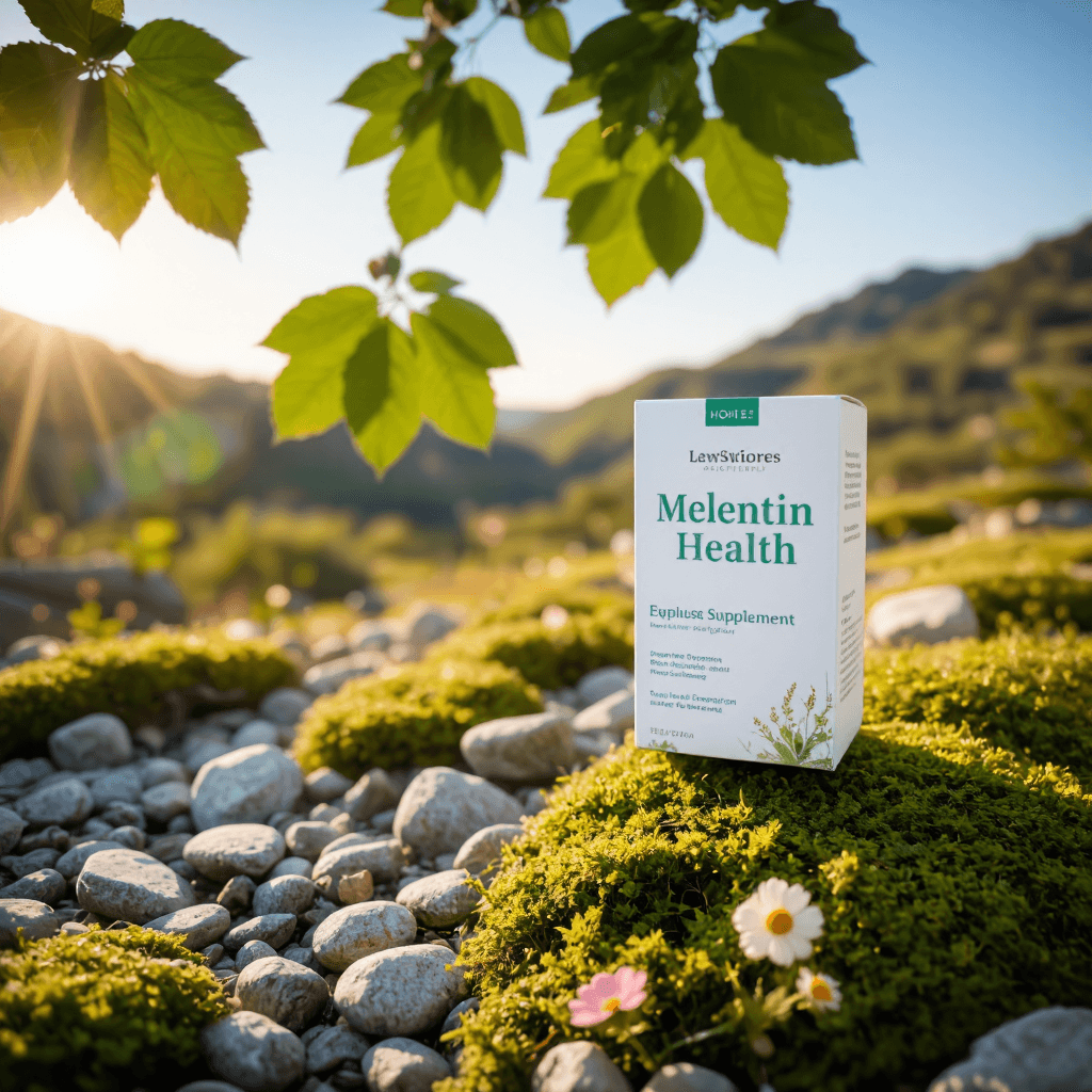 product photography of health supplement box