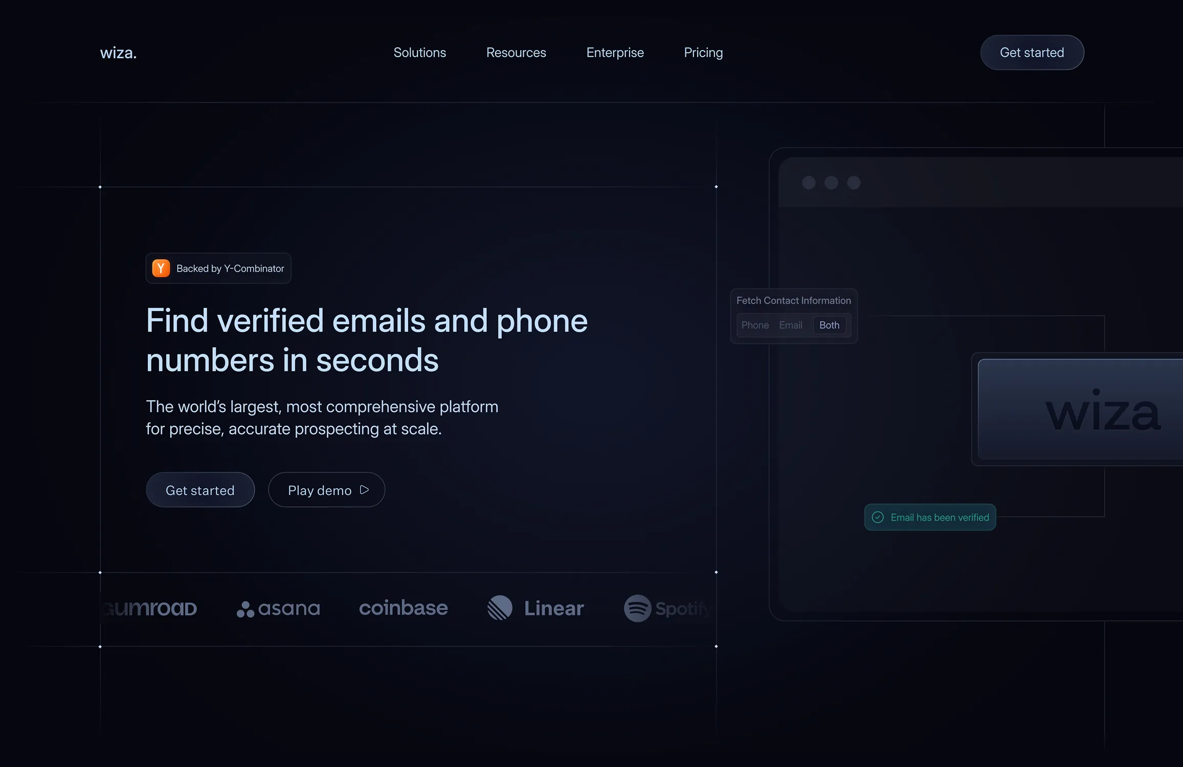 B2B lead generation SaaS web app UI design by Studio Maydit