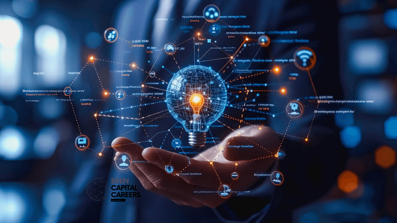 "US Engineering," "Innovation," and "Investment," linking to financial trends.