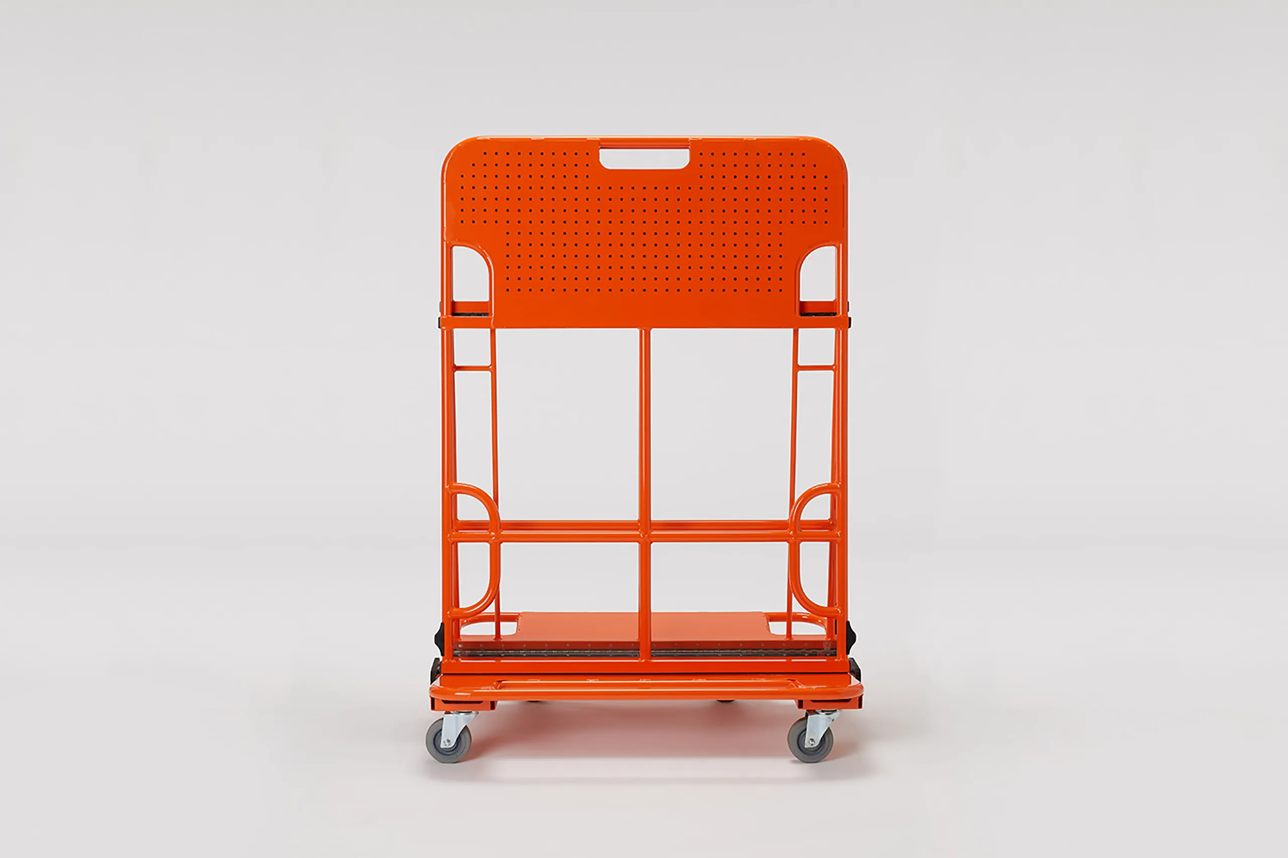 Orange High Art Butterfly Cart shown front-on against a light gray background