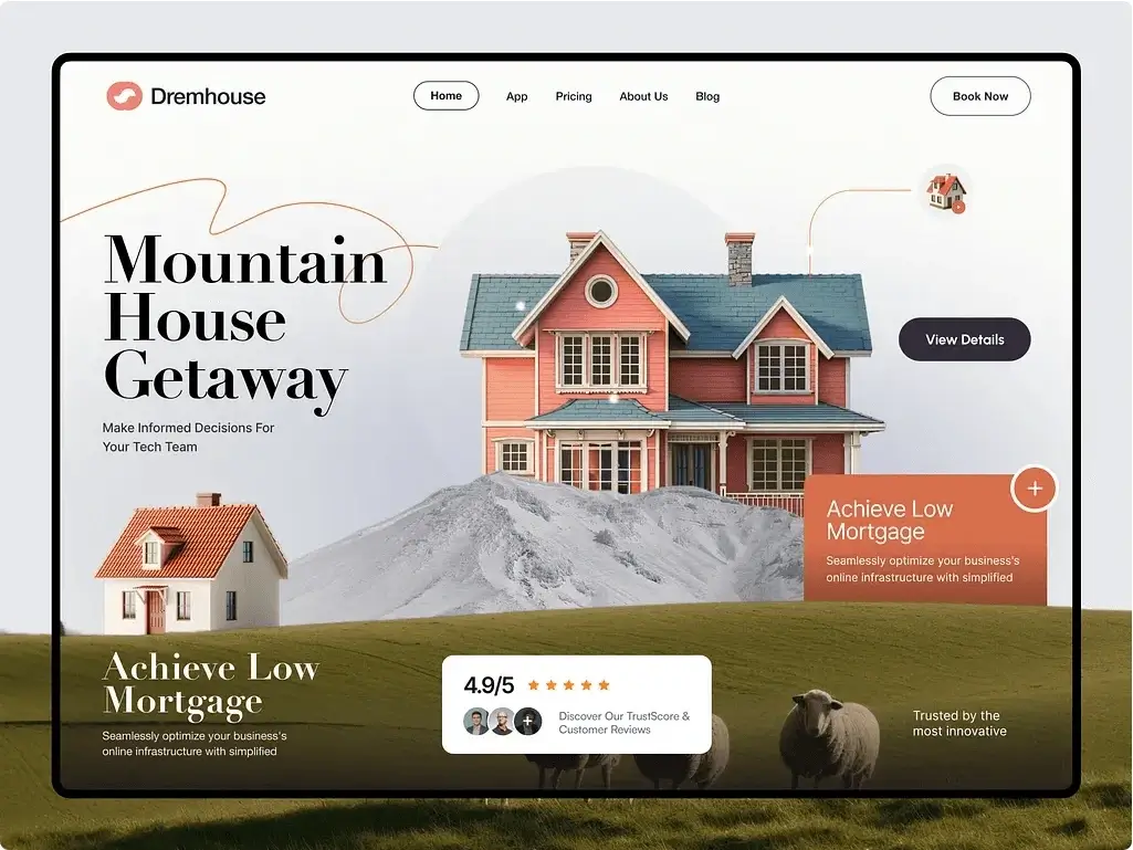 Artonest Framer development creating stylish home design websites