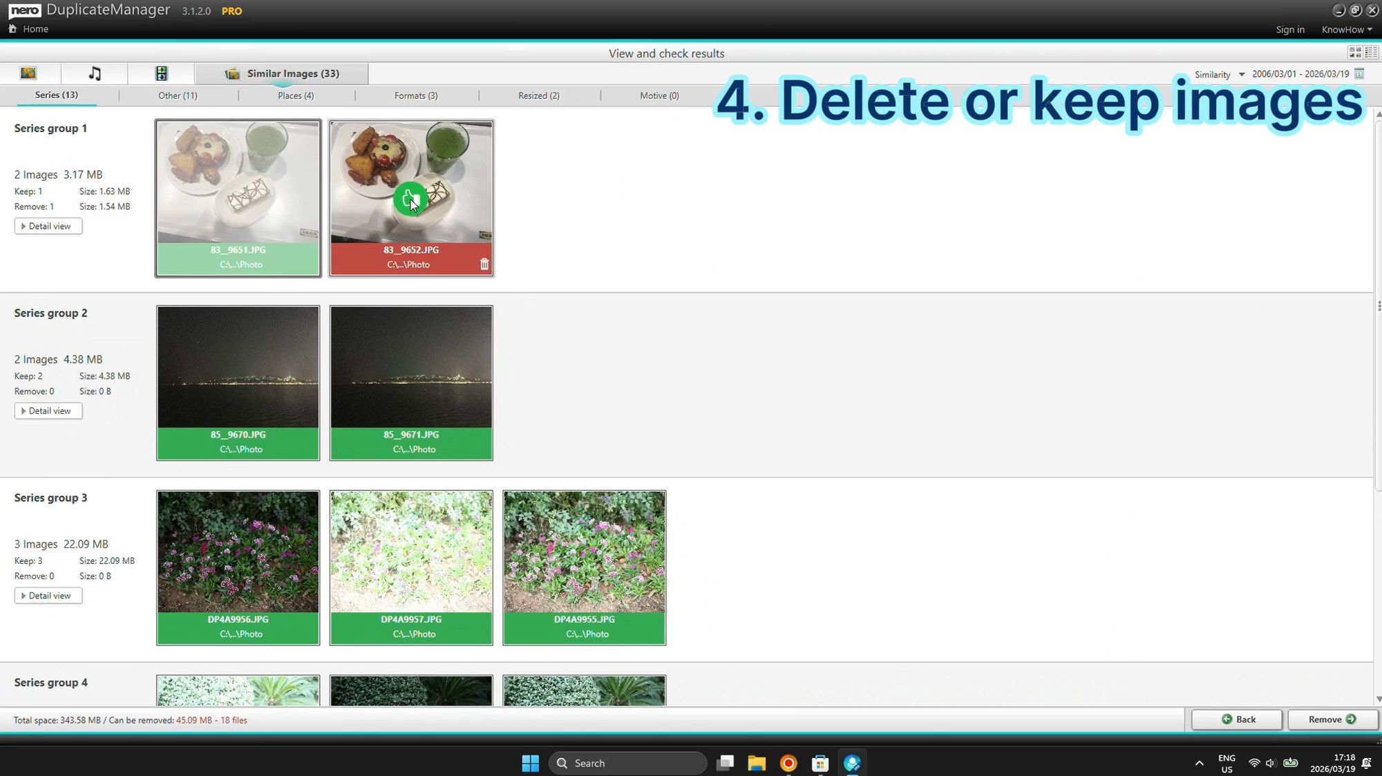 Image Management Interface