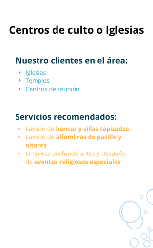 Centros de culto e Iglesias - Atrás