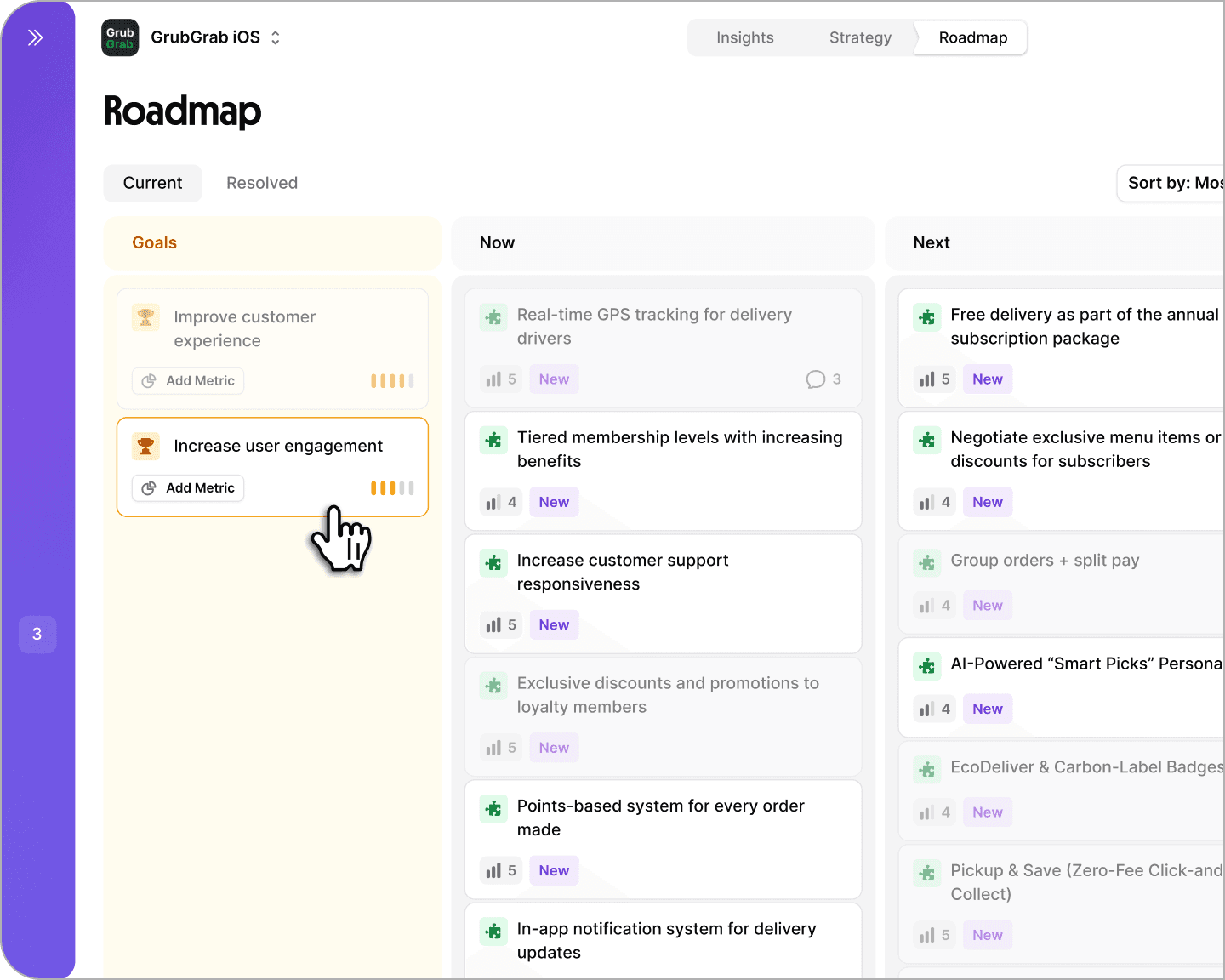 Squad AI goal driven roadmap