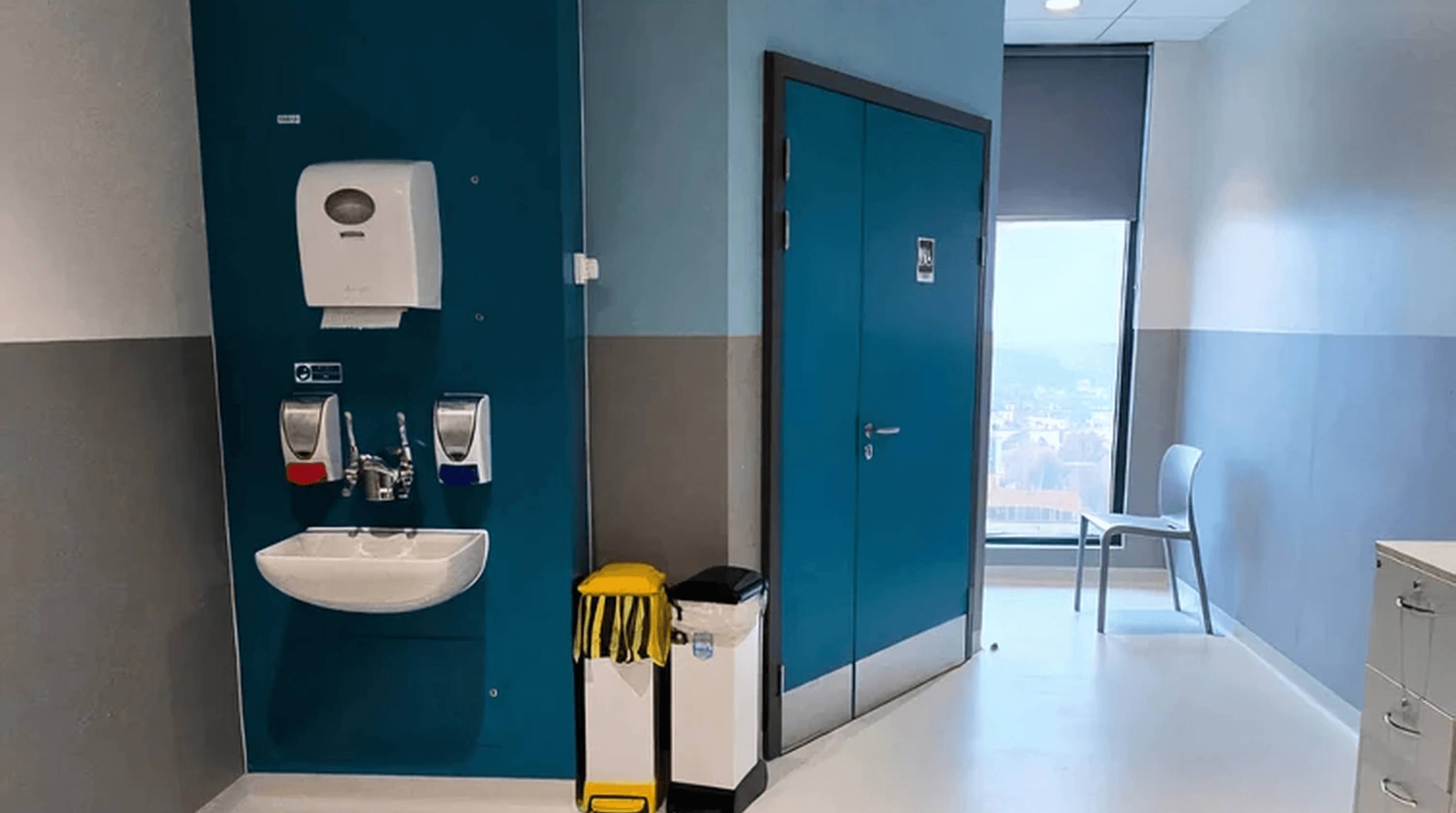 The Hygipod IPS and Hygidoor in the Dame Clare Marx Building