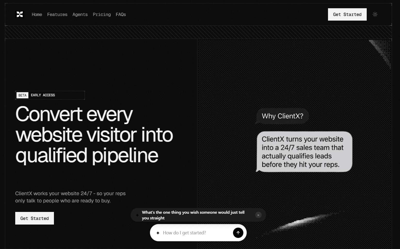 Image of a person in a landscape