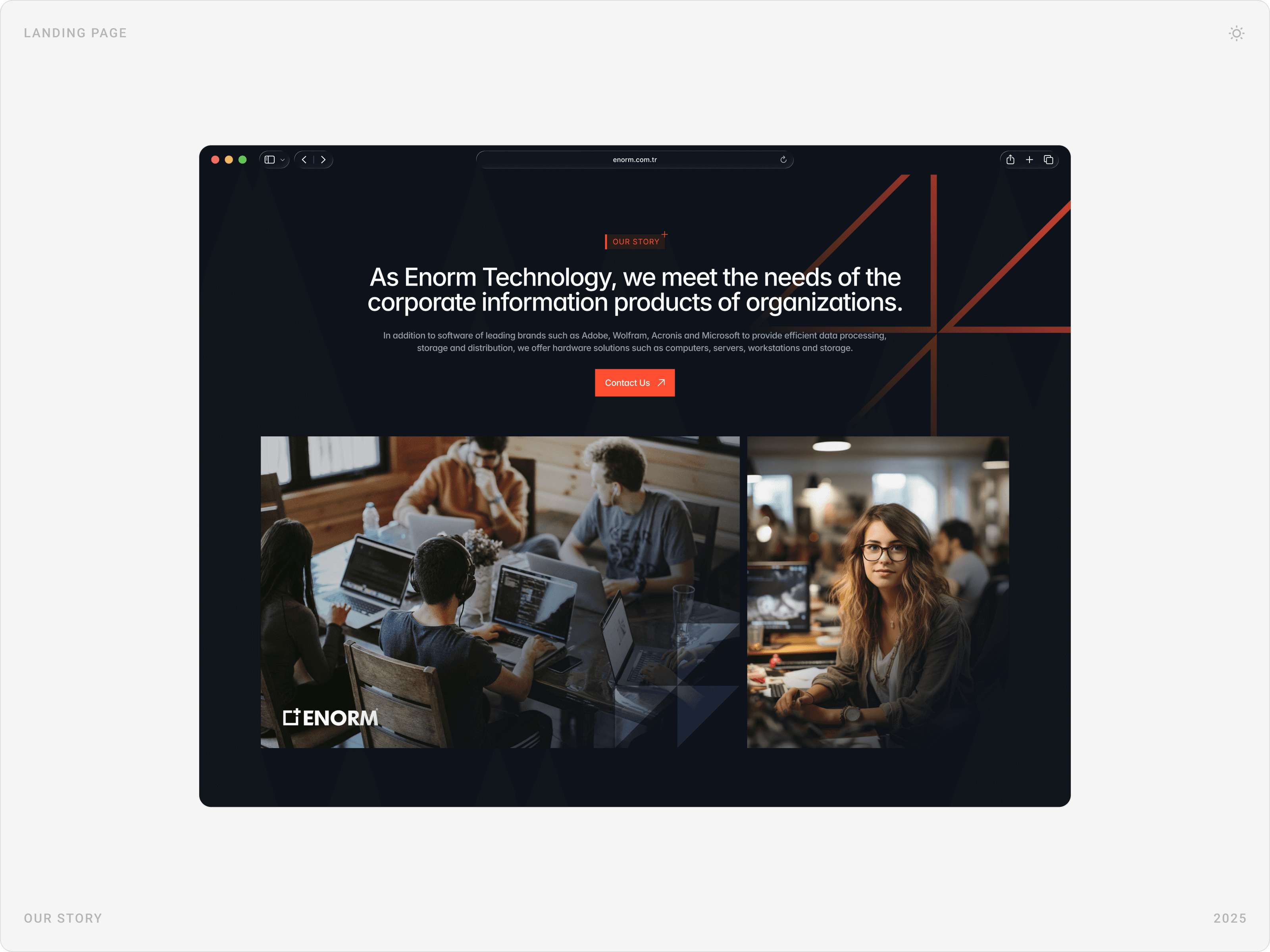 Professional Corporate About Section Design