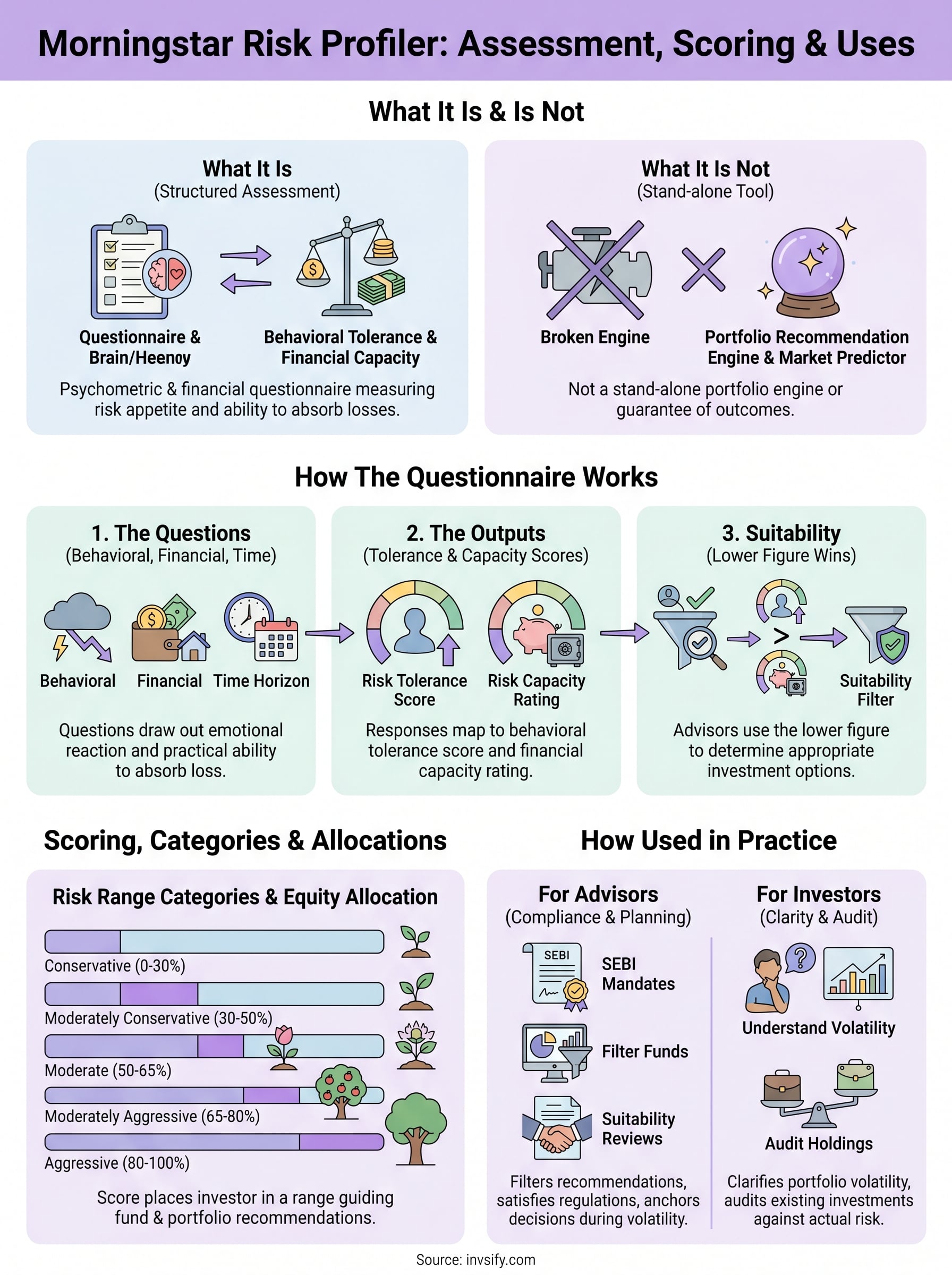 morningstar risk profiler infographic