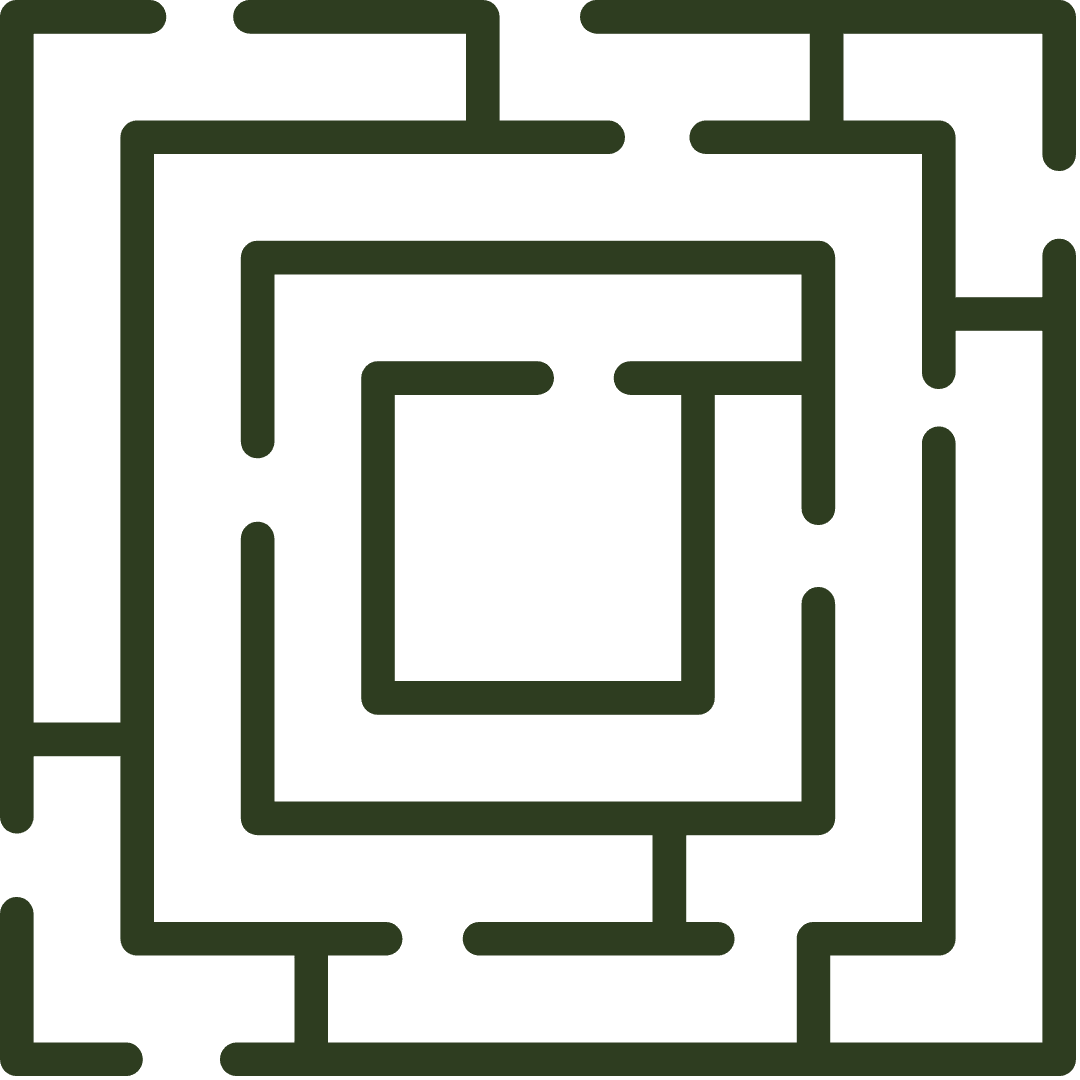 A labyrinth icon