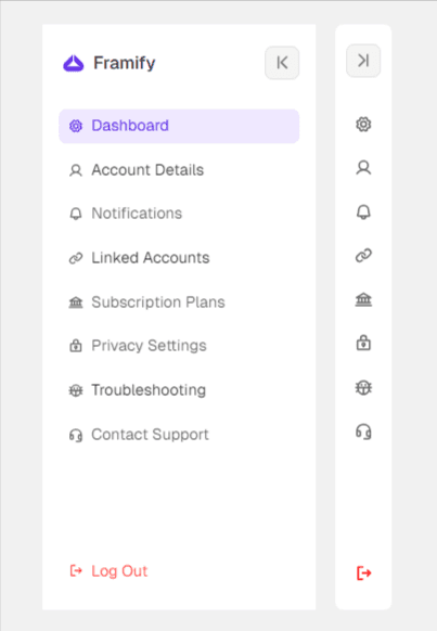 Framer Sidebar Component