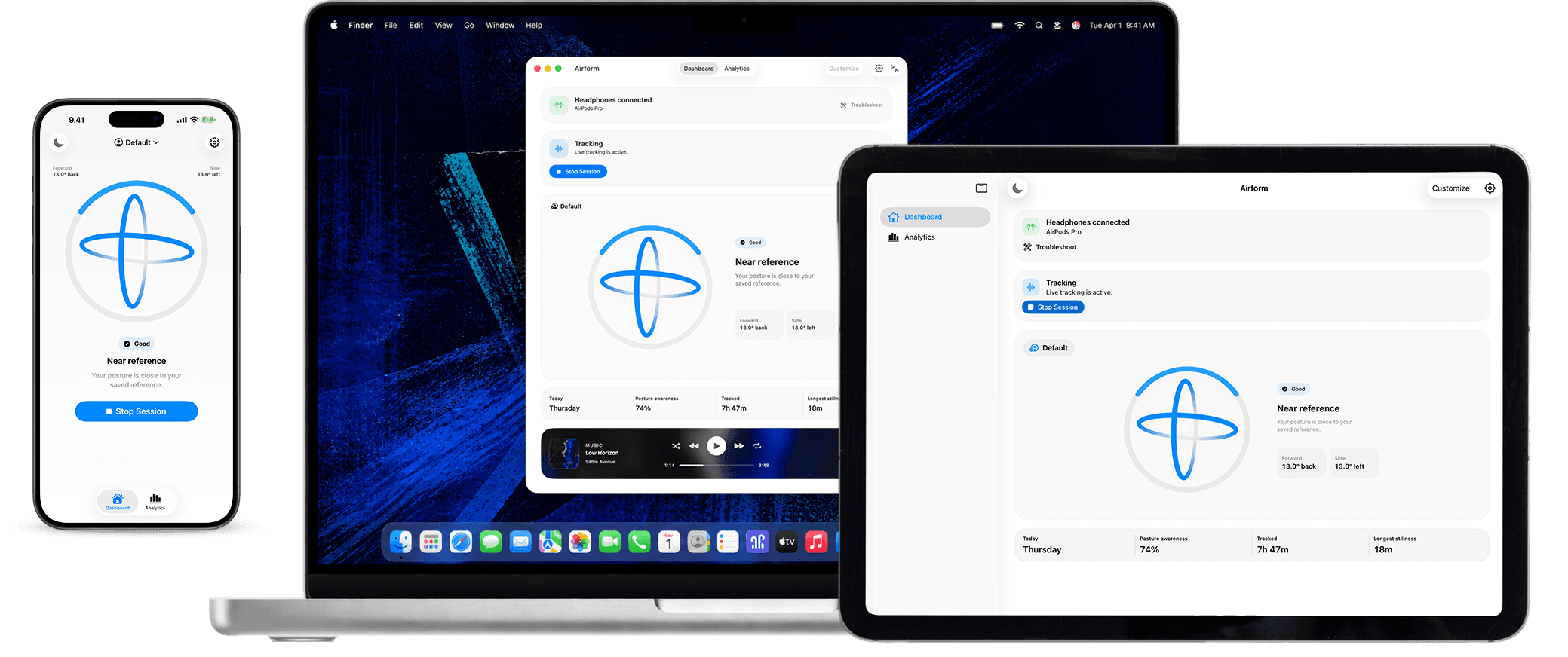 Airform on Mac, iPhone and iPad