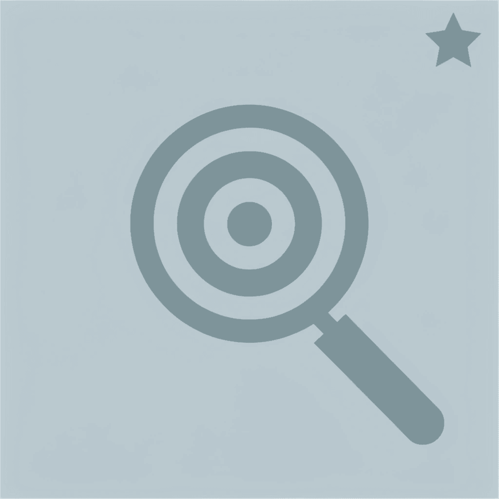 Magnifying glass focusing on a scholarship that matches creative strengths