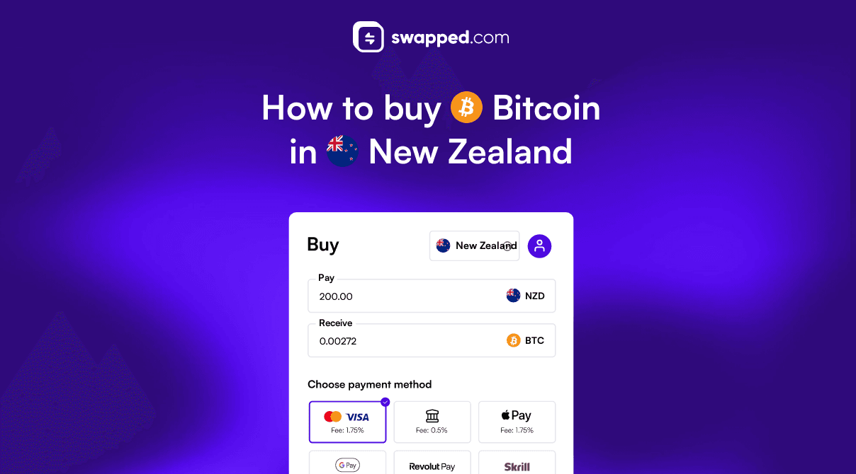 How to buy Bitcoin (BTC) in New Zealand with NZD