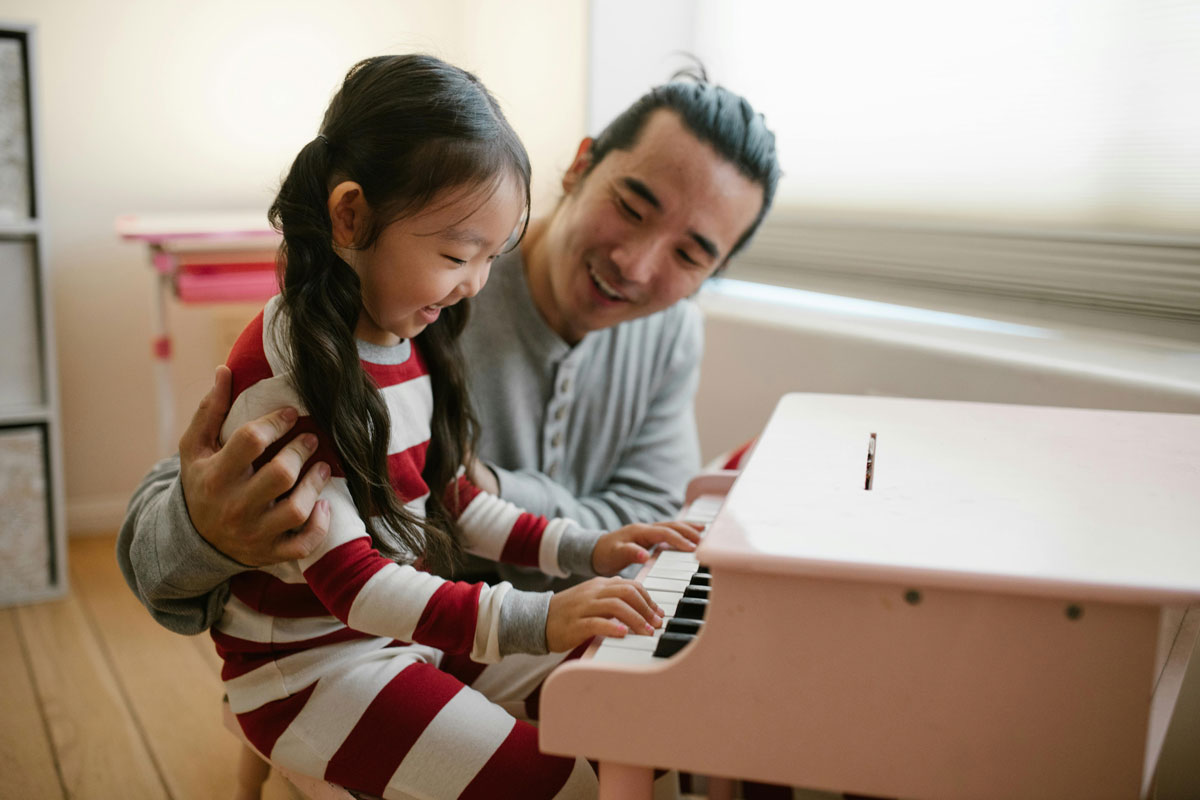 music good for child brain