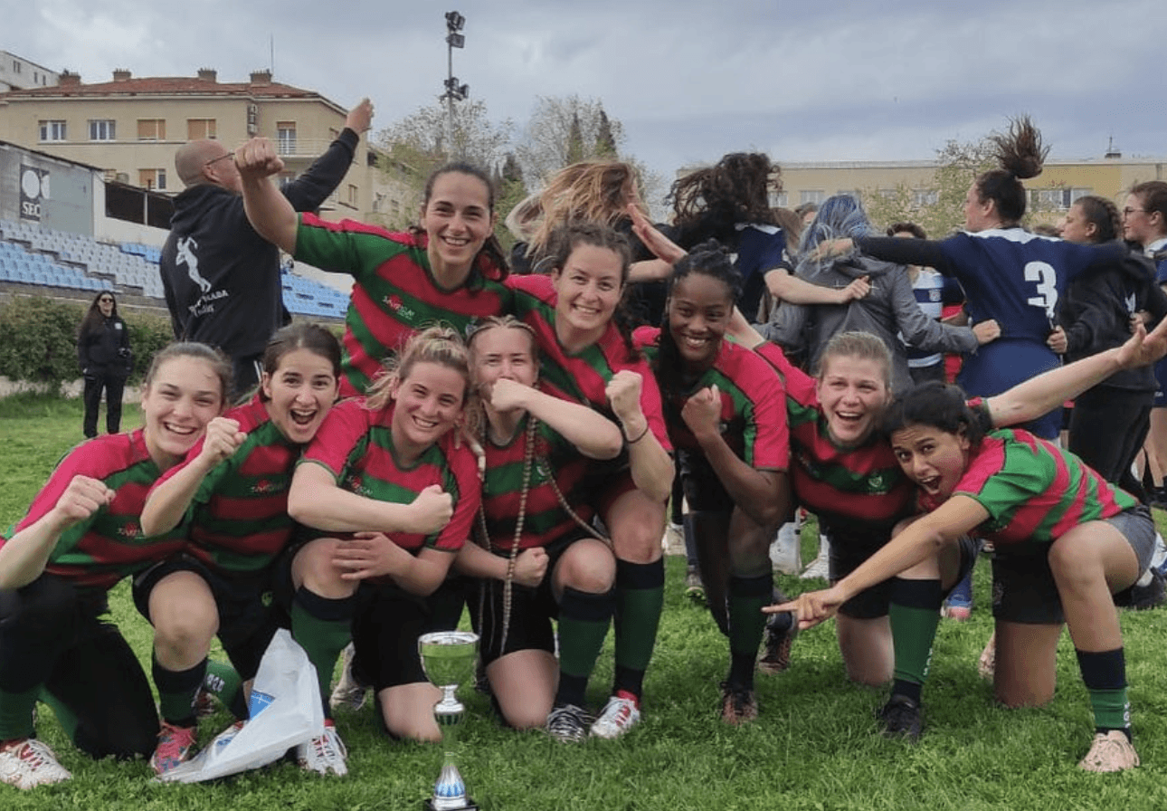 female montenegro rugby squad