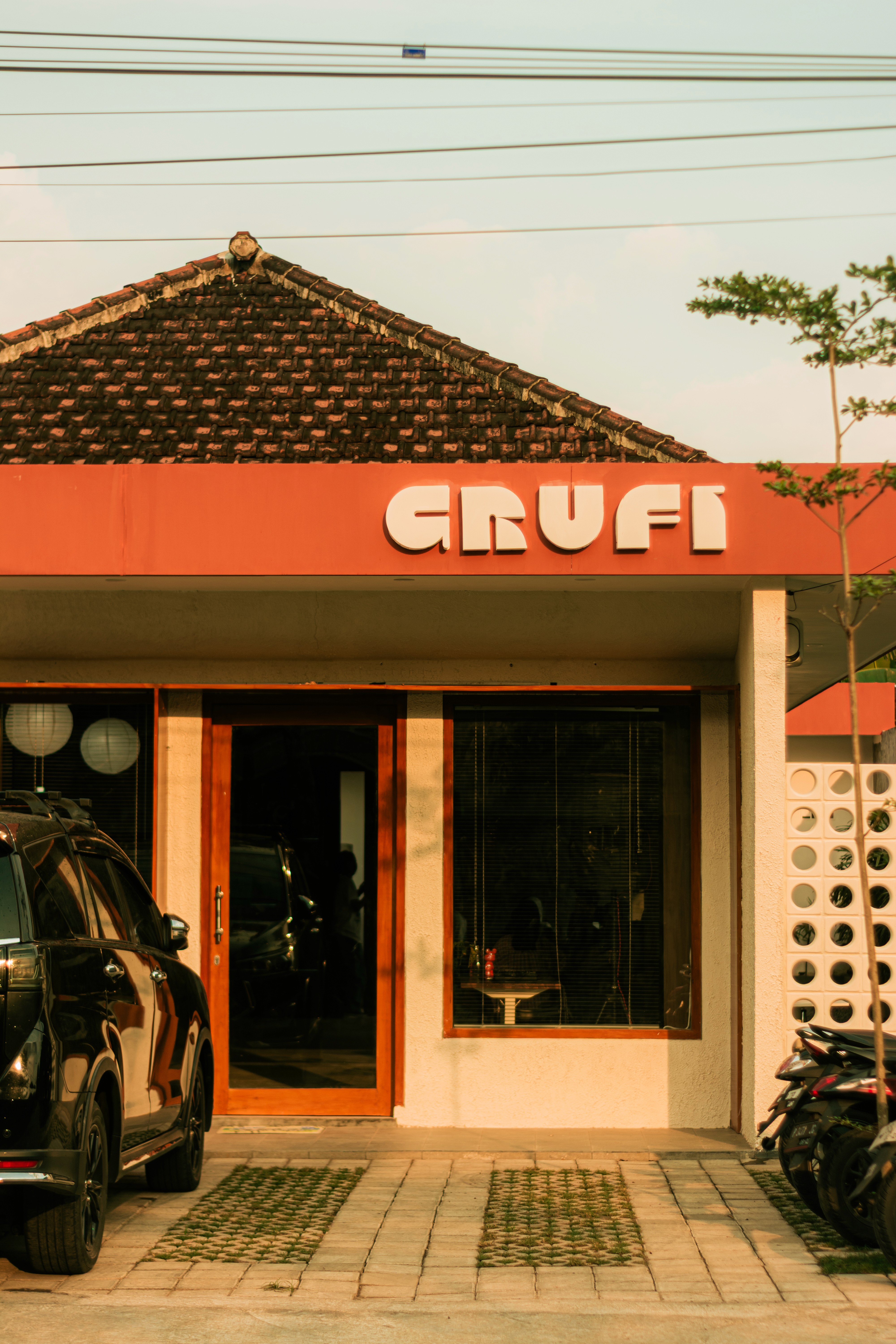 Facade of Grufi Coffee Jember