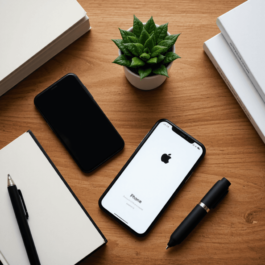 product photography of smartphone