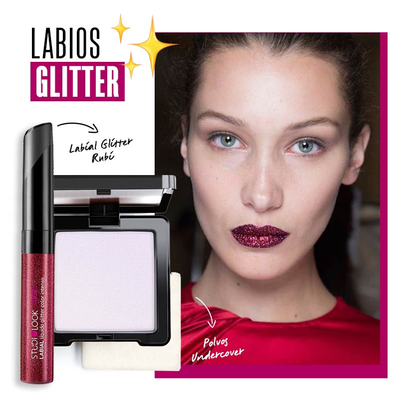 Look de labios glitter: Kiss my sparkle | Fuente: Google Image