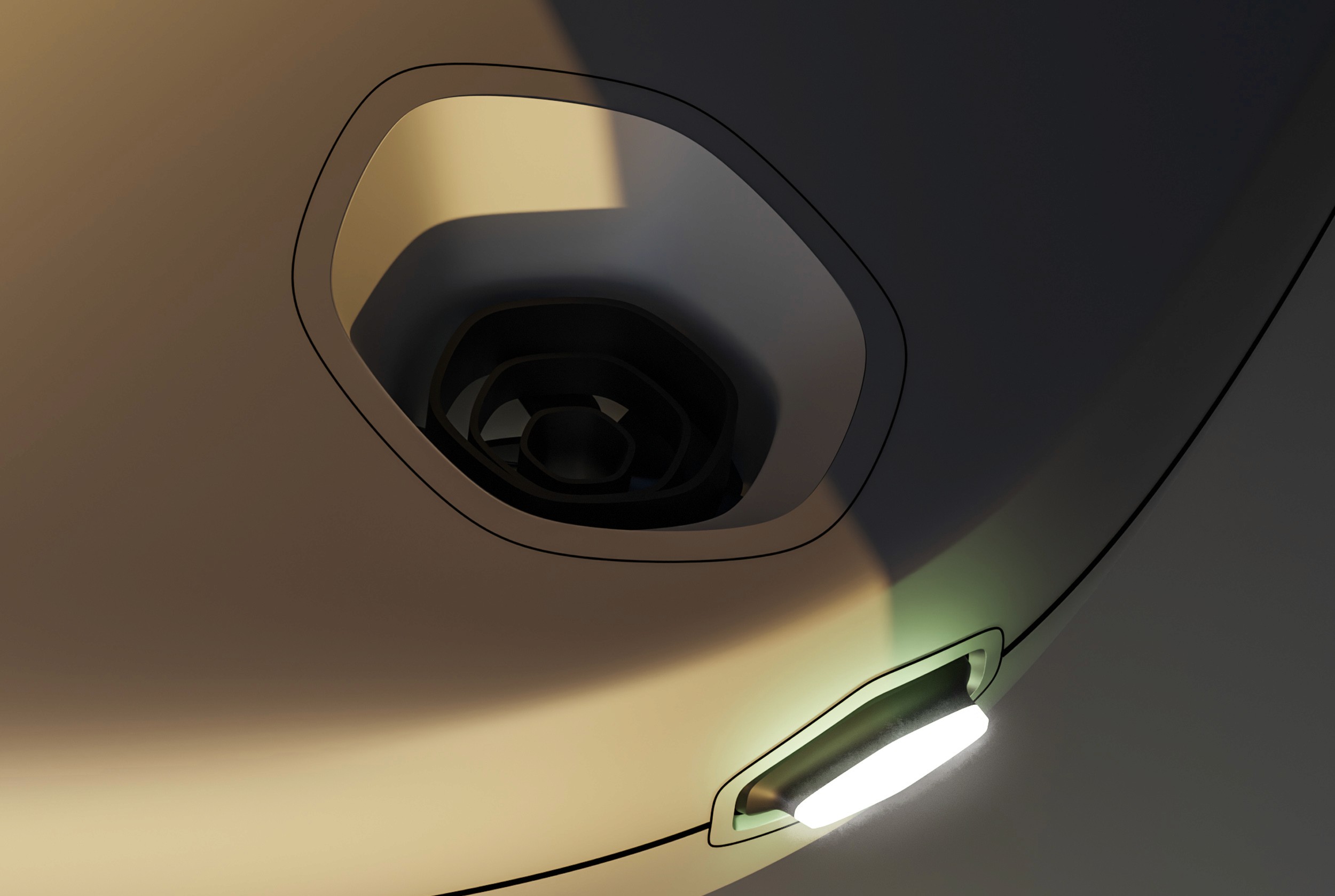 submersible side thrusters and light