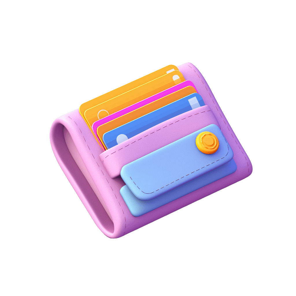 Wallet 3d icon