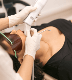 in-chair professional whitening