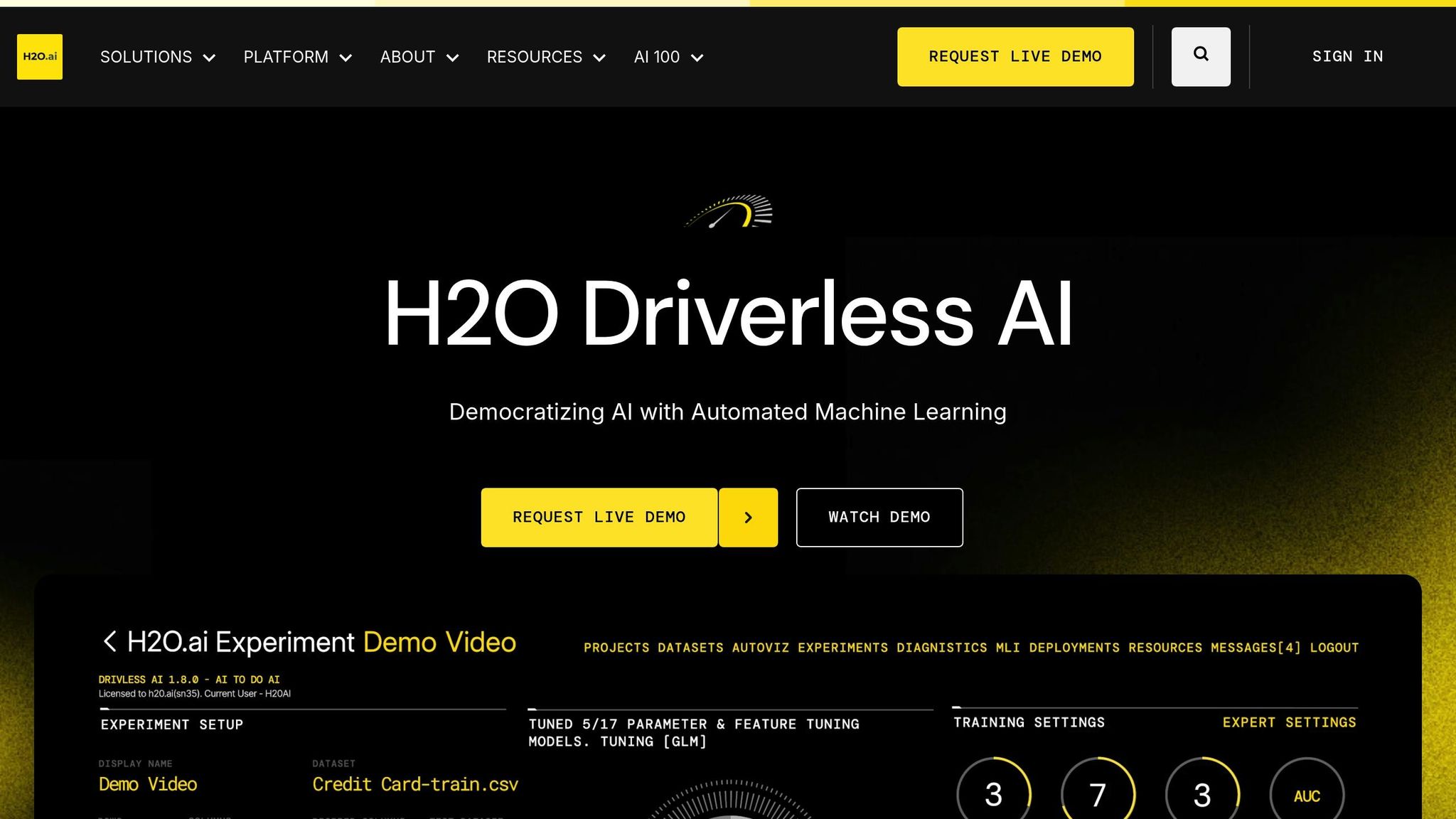 H2O Driverless AI