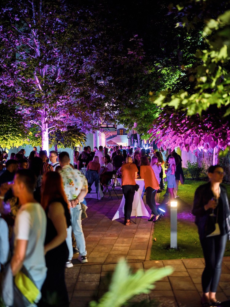 DJ playing in a club