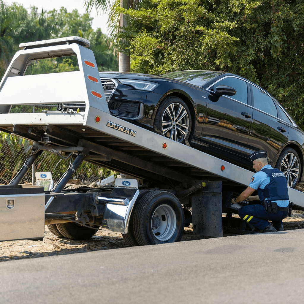 Procédure SELECT ASSURANCE pour obtenir une assurance temporaire et récupérer un véhicule en fourrière.
