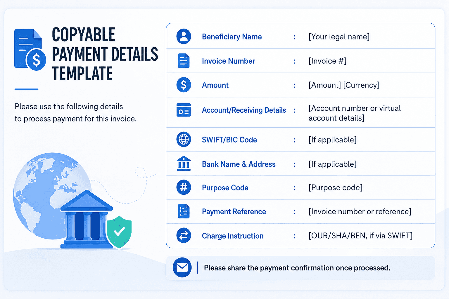 International payment 