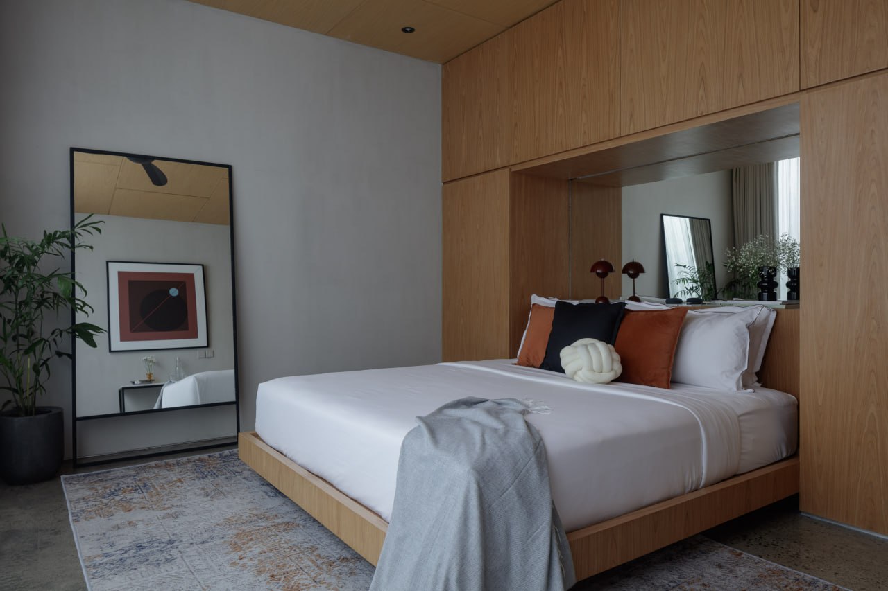 A 2-bedroom townhouse with a private pool in Canggu