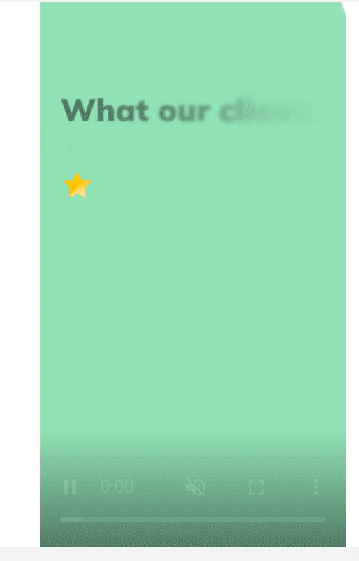 testimonal ad