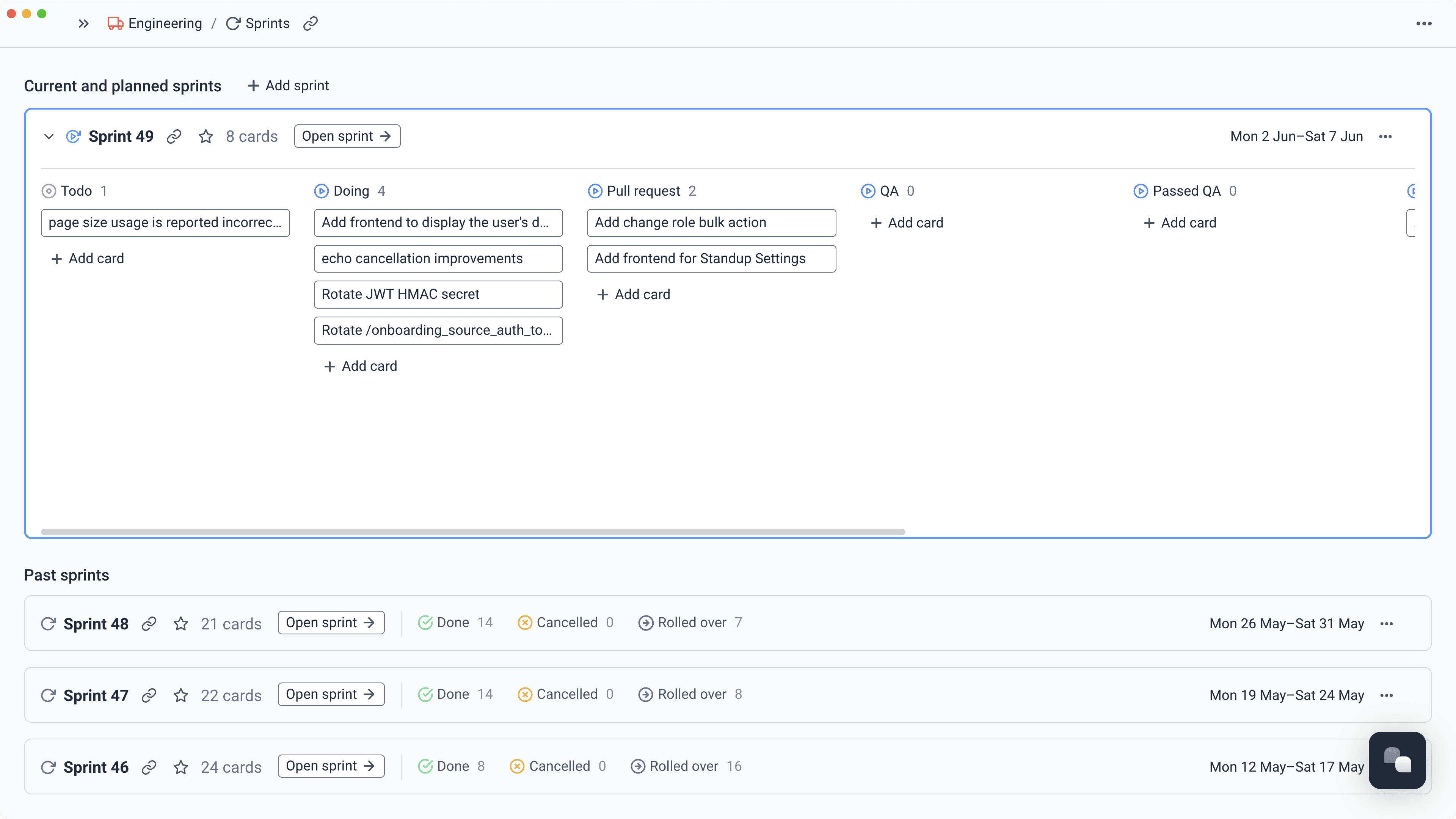 Superthread powerful Gantt chart / timeline view.