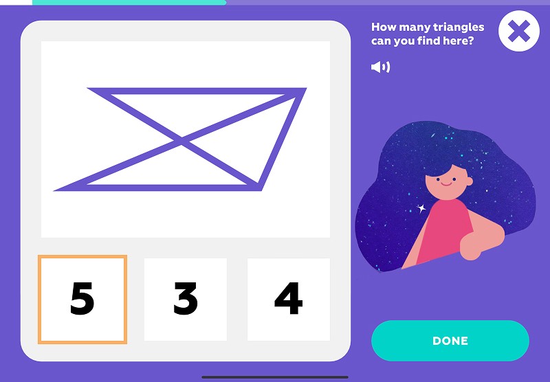 Triangles: count all triangles hidden inside the shape 