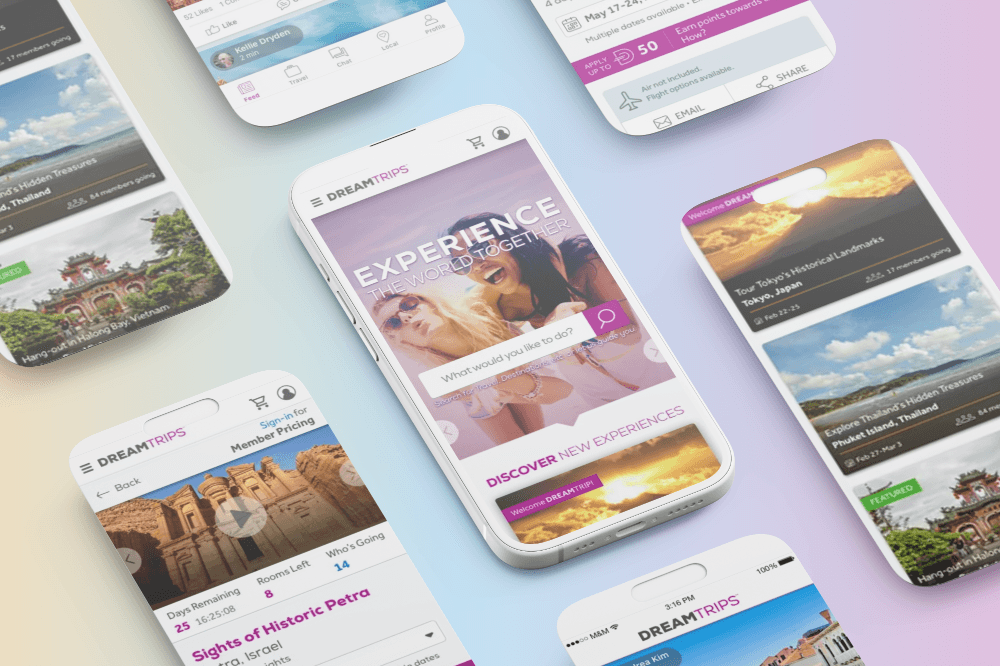 DreamTrips Responsive Website