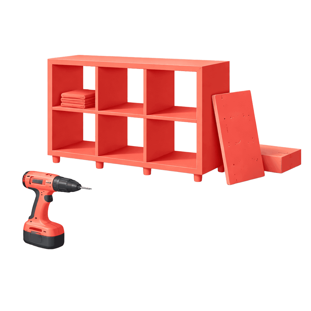 A 3D rendered geometric shape resembling a purple plastic pipe connector with six cylindrical openings arranged symmetrically, showcasing a modern and abstract design.