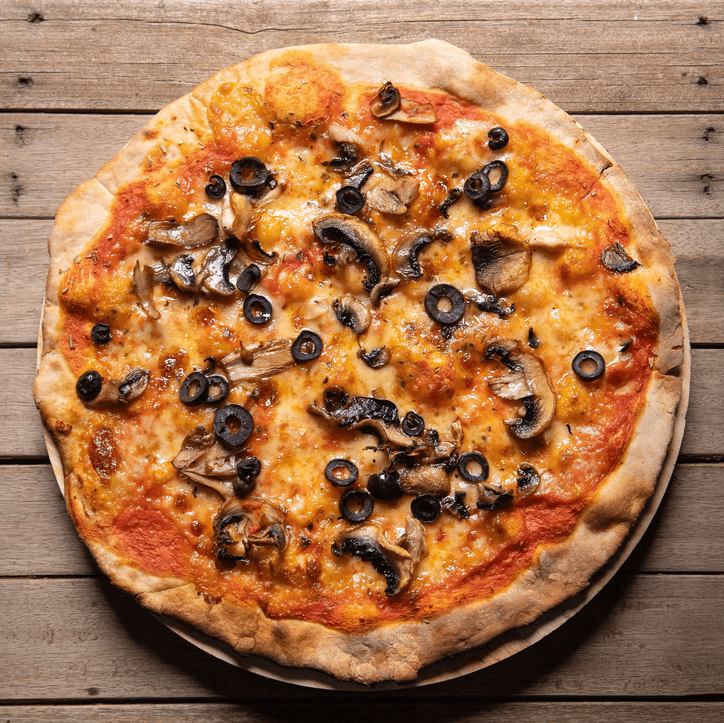 Funghi funghitto pizza