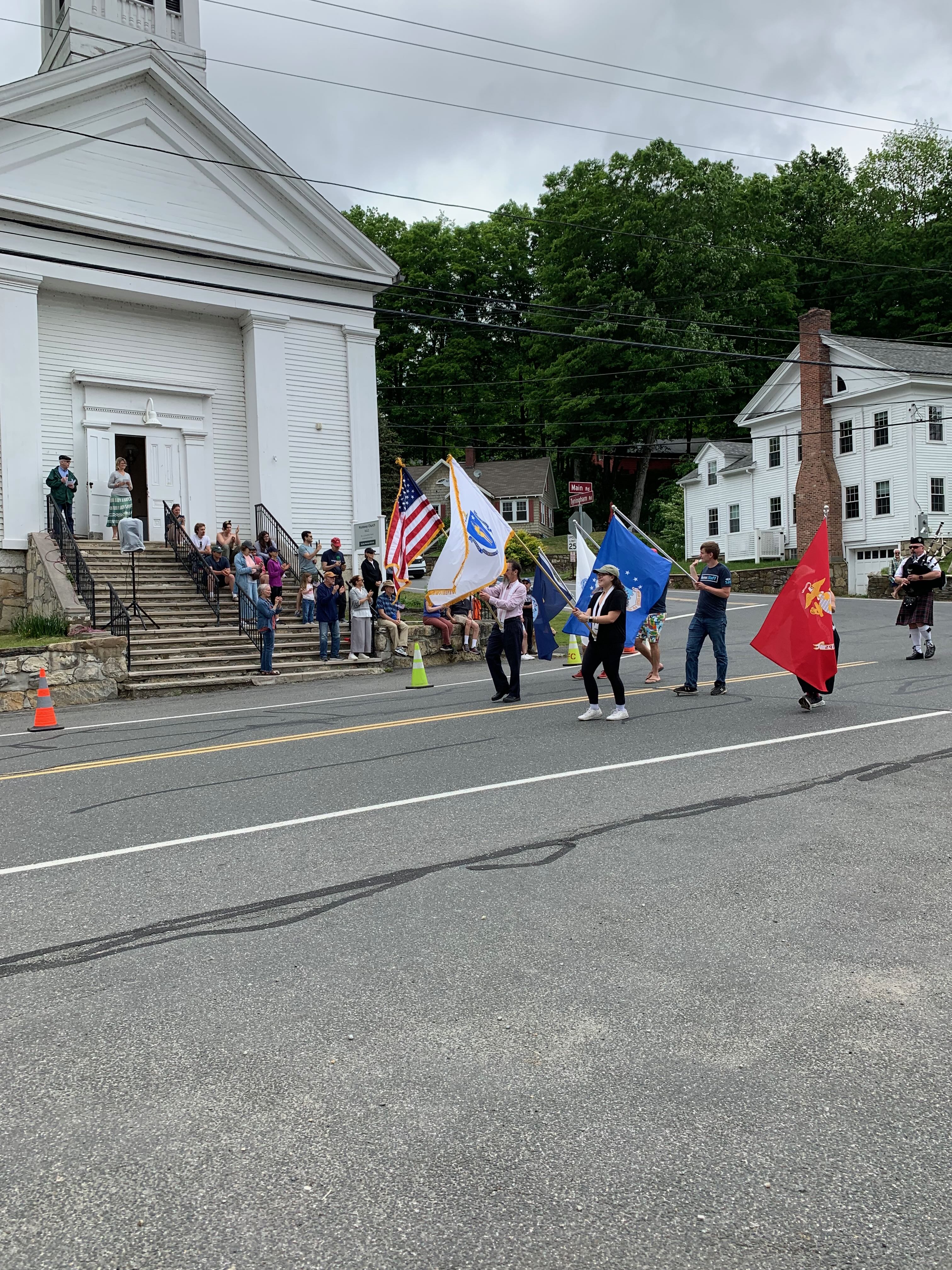 Inside of the Monterey Meeting House
