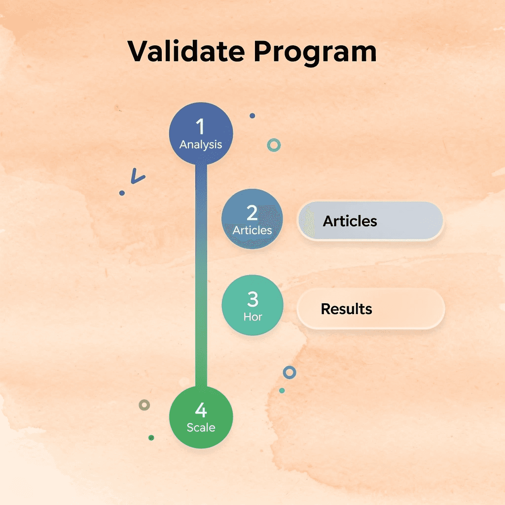 Four-step validation program process