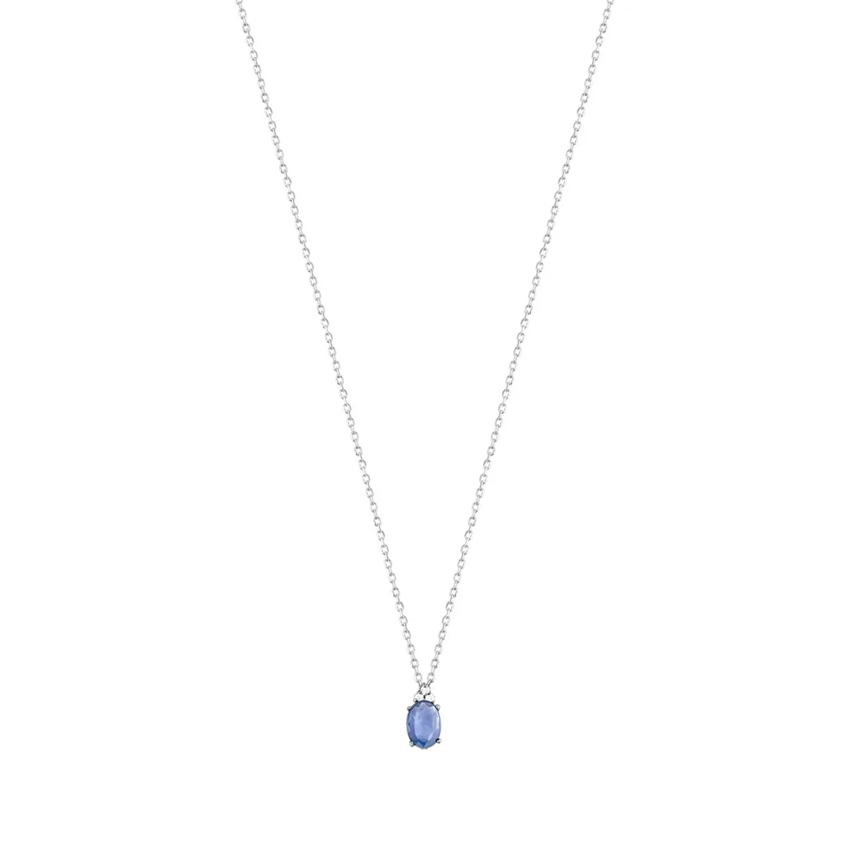 Collier en or jaune 375 serti de saphirs