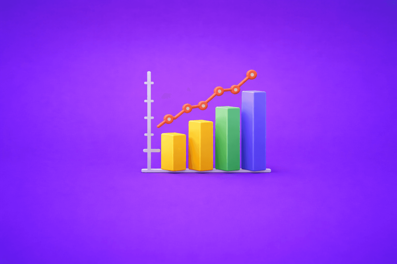 Customer screening fintech illustration with magnifying glass icon on blue to purple gradient background, representing AML compliance, real-time risk assessment, and identity verification for financial institutions.