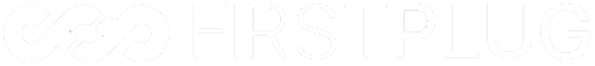 Logo First Plug blanco