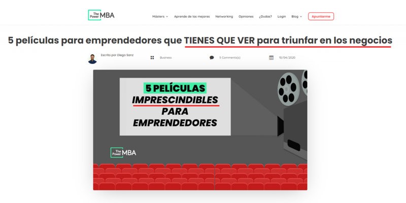 5 películas imprescindibles para emprendedores