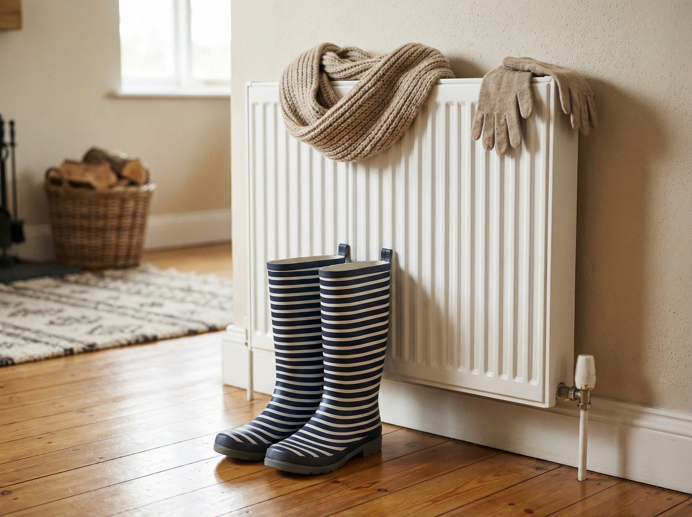 Warm and cosy.