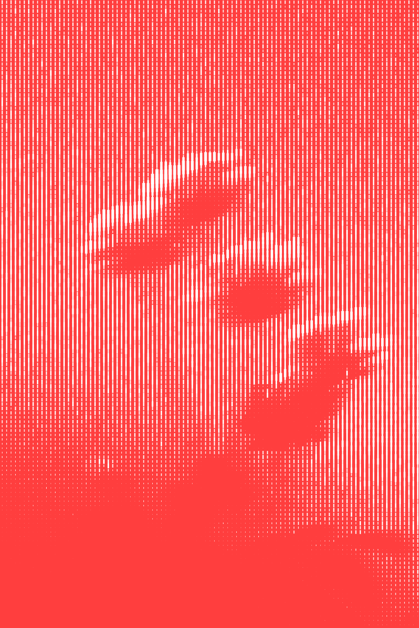 dithered red flowers
