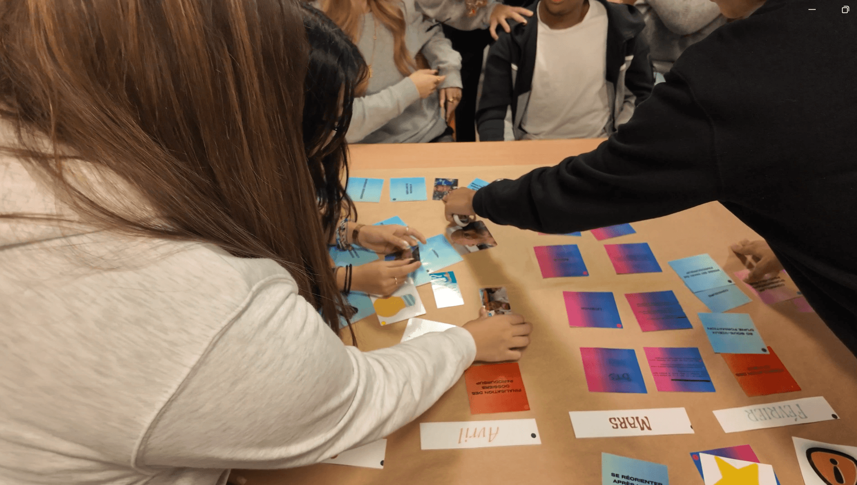 woman carrying white and green textbook