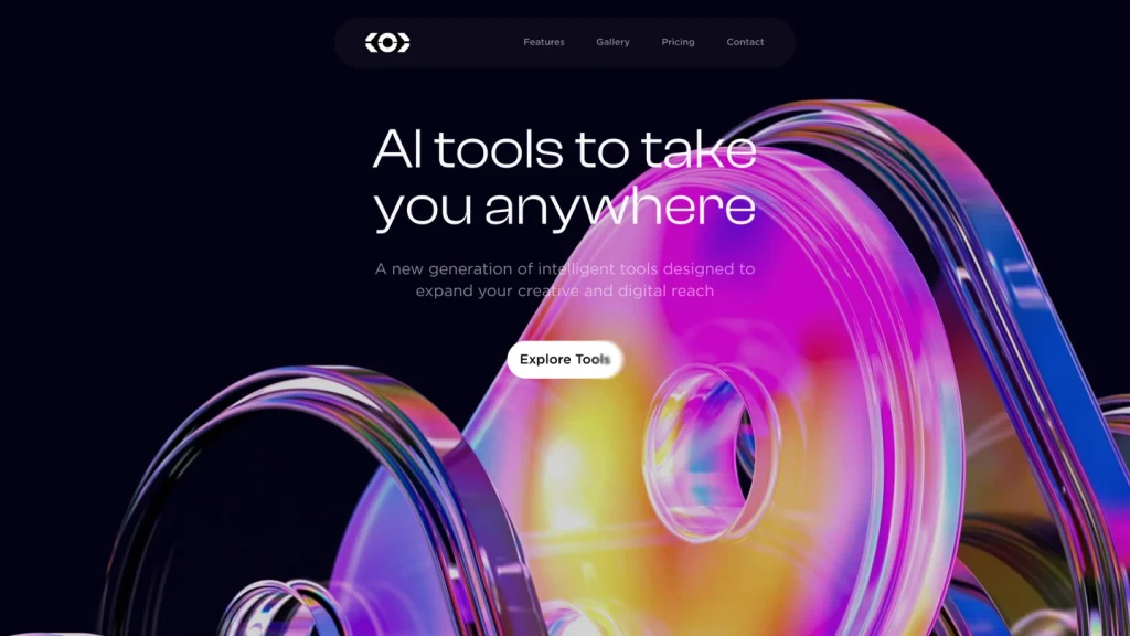 Carousel, AI creative tools (website design)