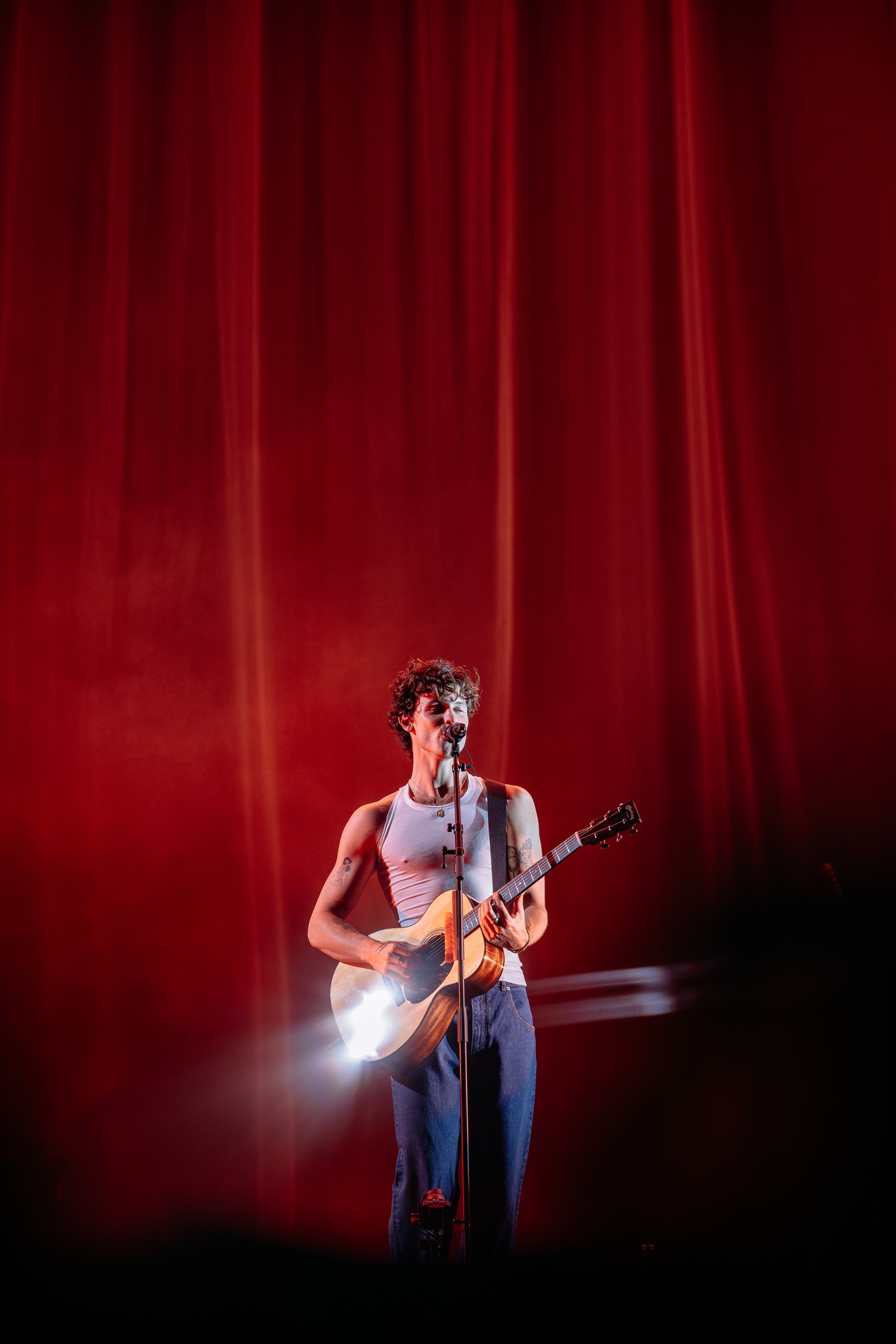 Stylish model in crowd