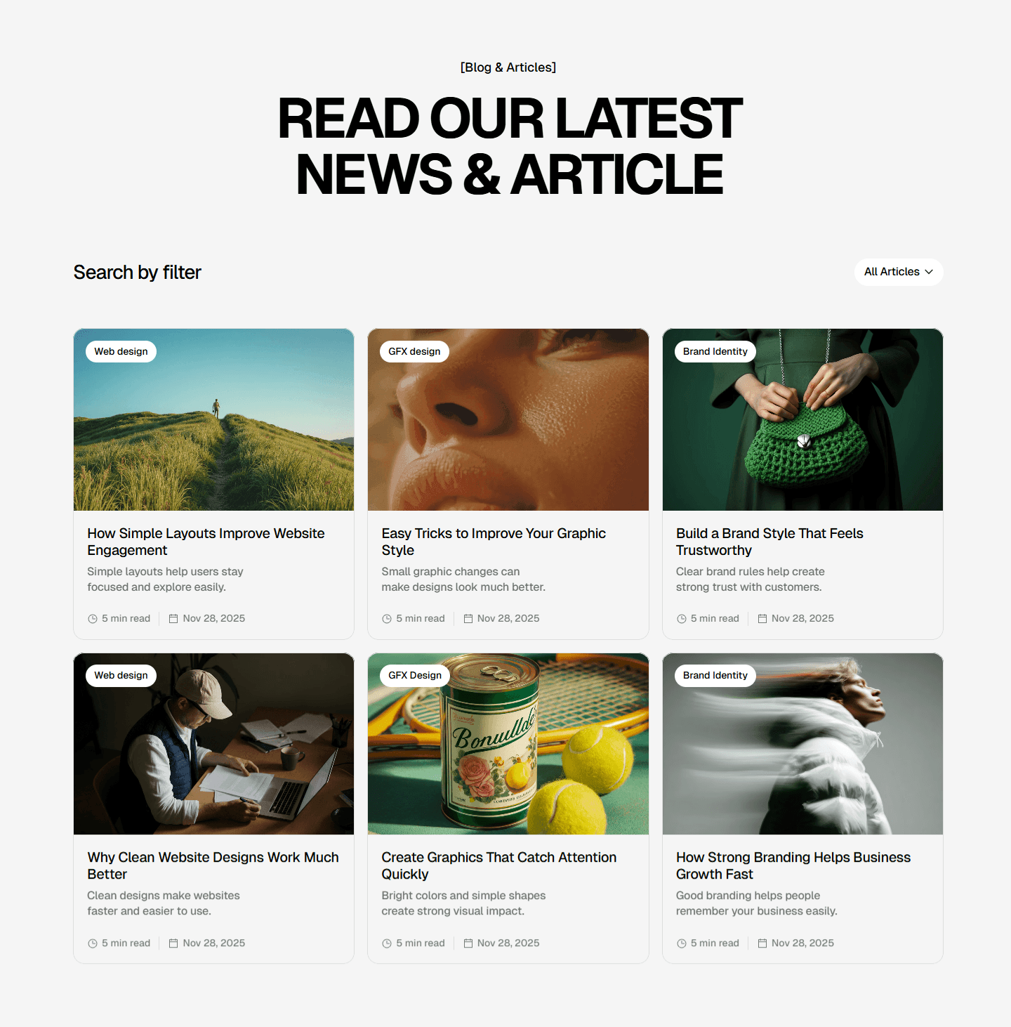 Framer Blog Index Component