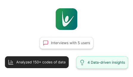 compilation of project info including analyzing data, 4 insights, and 5 interviews