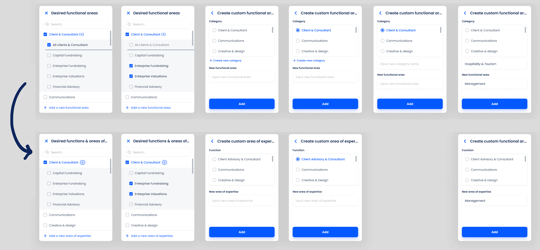 Pop up card UX learnings
